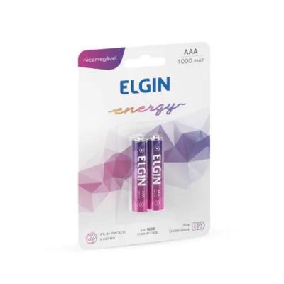 Pilha Elgin Recar. Aaa C-2 1000mah