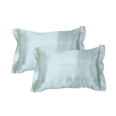Par Fronhas Cetim Seda Luxo Antifrizz 50x70cm - Magic Enxovais Pérola