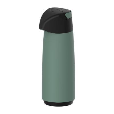 Garrafa Térmica Tramontina Exata Em Plástico Verde Com Ampola De Vidro 1,8 L