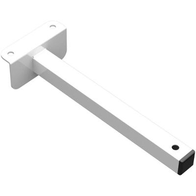 Suporte Refletor Fachada Banner Braço 20 Cm - Branco