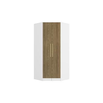 Guarda-roupa De Canto 2 Pts Kappesberg Adapt Branco/nogueira