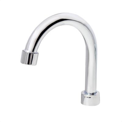 Tubo Bica Torneira Lavatório Arejador Fixo Inox Cromado