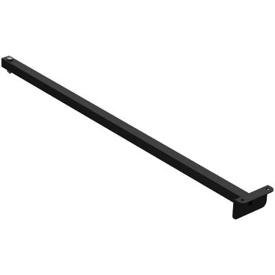 Suporte Refletor Fachada Banner Braço 70 Cm - Preto
