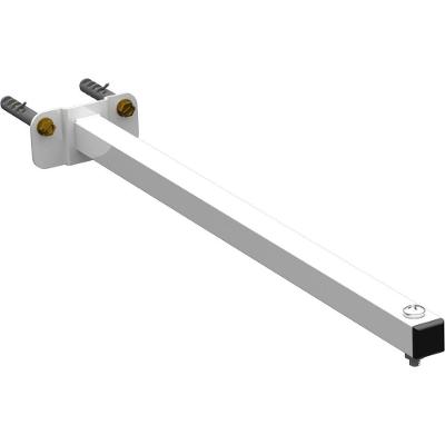 Suporte Refletor Base Reta Braço 40 Cm - Branco
