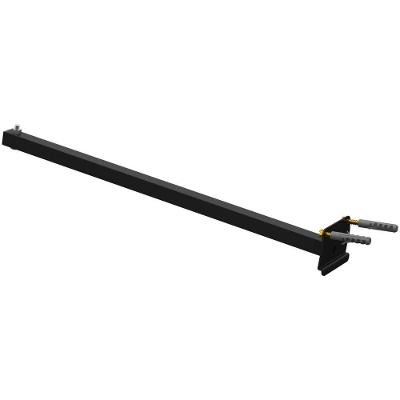 Suporte Refletor Inclinado Parede Braço 50 Cm - Preto