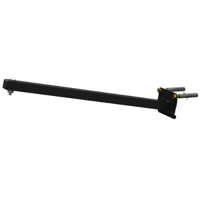 Suporte Refletor Parede Braço Inclinado 40 Cm - Preto