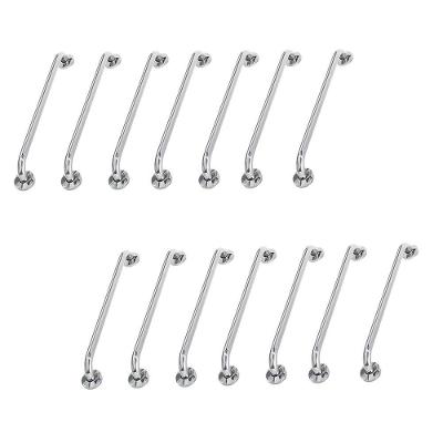 Alça De Apoio Barra Inox 80cm Kit 14 Unidades Idoso Cadeirante Segurança Banheiro Quarto Corredor