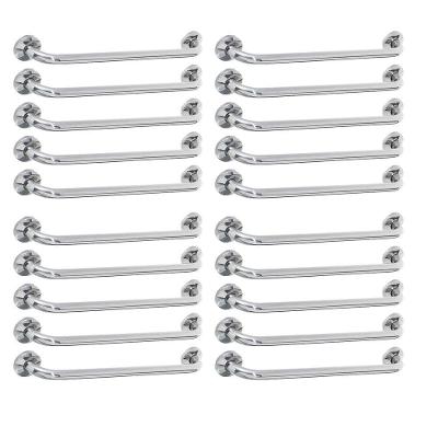 Alça Apoio 60cm Barra Inox Kit 20 Unidades Suporte Banheiro Idoso Gestante Criança Acessibilidade