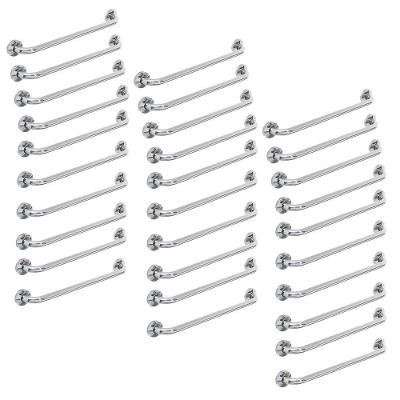 Alça De Apoio Inox Barra 50cm Banheiro Kit 30 Unidades Idoso Cadeirante Acessibilidade Deficiente