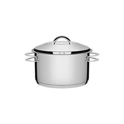 Caçarola Tramontina Solar Funda Em Aço Inox Fundo Triplo Com Tampa E Alças 20 Cm 3,6 L Tramontina