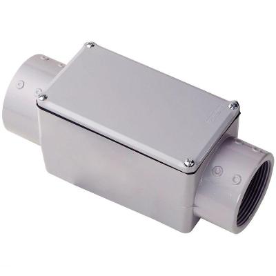 Condulete Fixo 2.1-2" Tipo "c" - Com Tampa - Rosca Npt - Com Pintura Eletrostática A Pó Tramontina