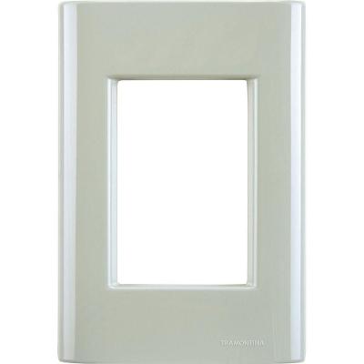Placa 3 Postos 4x2 Tramontina Giz Verde Ardósia Tramontina