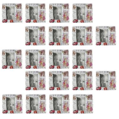 Porta Retrato 10x15 Foto Kit 20 Unidades Moldura Arco Do Triunfo Enfeite Decoraçao Resistente