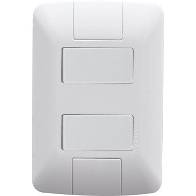 Conjunto 4x2 Com 1 Interruptor Simples 6 A 250 V E 1 Interruptor Paralelo 6 A 250 V Tramontina Aria Tramontina