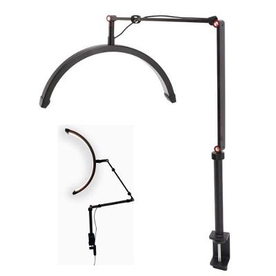 Luminaria Arco Meia Lua 3 Tons Led Estetica Spa Suporte Celular Mesa Salao De Beleza Limpeza De Pele