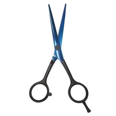 Tesoura Profissional Soling Fio Navalha Premium Azul - Preta 5.5 Polegadas