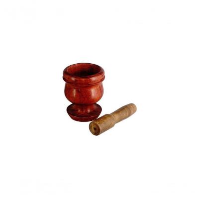 Pilão De Pau Madeira Modelo Grande 10x7 Cm