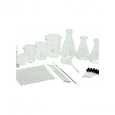 Kits Educativos - Kit De Vidraria 156 Peças Para Laboratório