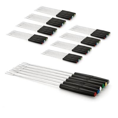 Conjunto Com 48 Garfos Para Fondue 23cm Lote Kit Aço Inox
