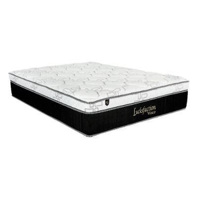 Colchão Casal Molas MasterPocket Ensacadas Visco    Lucksfaction Black Euro Pillow (138x188x36) - Luckspuma