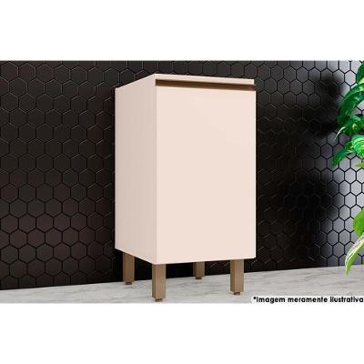 Gabinete de Cozinha Modulado Balcão Connect 1 Porta s/Tampo 40x52x81cm Off White - Henn