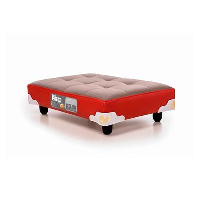 Colchão PET Cachorro / Gato Pequeno  Castorpet Bed Cinza/Vermelho (40x60x12) - Castor