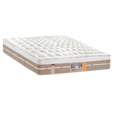 Colchão King Molas Ensacadas Pocket Silver Star Air Double Face Euro Pillow (193x203x34) - Castor