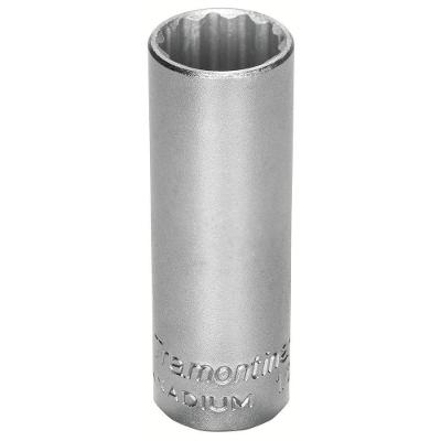 Soquete Estriado Longo Em Aço Cromo Vanádio 7/8" - Encaixe 1/2" Tramontina Pro Tramontina