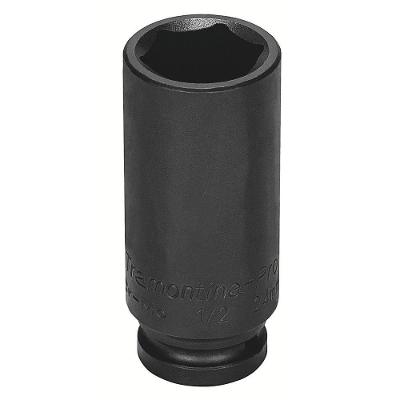 Soquete De Impacto Sextavado Longo Em Aço Cromo Molibdênio 9 Mm - Encaixe 1/2\'\' Tramontina Pro Tramontina