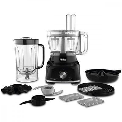Multiprocessador Philco 2 Velocidades 1400w Pmp1600 Preto 220v
