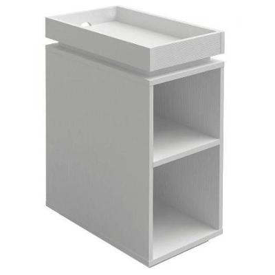 Mesa De Cabeceira Lateral Branco Em Mdf
