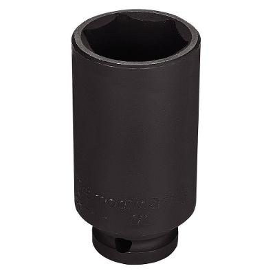 Soquete De Impacto Sextavado Longo Em Aço Cromo Molibdênio 30 Mm - Encaixe 1/2'' Pro