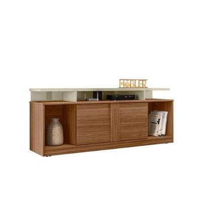 Bancada Milan De Até 65 Polegadas Cinamomo Mel/off - Mobler