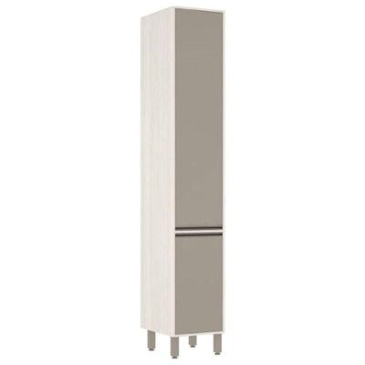 Paneleiro Luciane Linea Simples 2 Portas 711/222 Patina/Mocca Laca