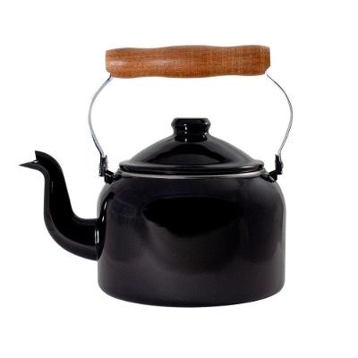 Chaleira Tradicional Esmaltada Preta 1,8 L Ewel