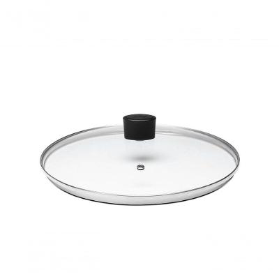Tampa De Vidro - ø 28 Cm - Brinox 28 Cm Preto Brinox