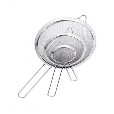 Jogo Peneiras Aço Inox 3 Peças 10, 14 E 18Cm - Yazi