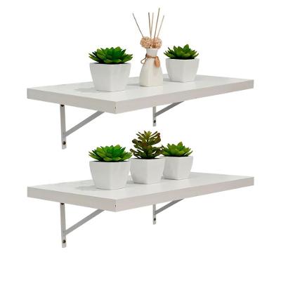 Kit 2 Prateleiras 40 x 25cm Branco Espessura 25mm
