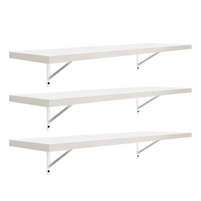 Kit 3 Prateleiras 100 x 20cm Branco Espessura 25mm