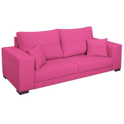 Sofá 2 Lugares Madri Suede - Amarena Móveis Cor Pink