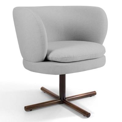 Poltrona Melissa Base Xis Giratória C-315 Cinza Claro