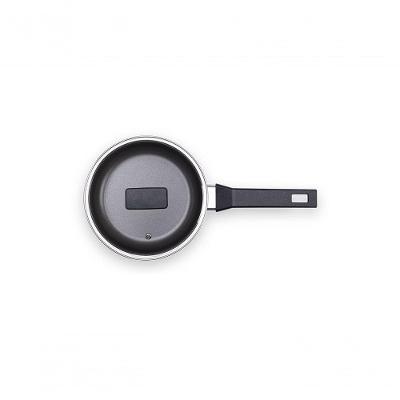 Panela Com Tampa 16 Cm 1,45 L Antiaderente Mineral Resist Cinza Linha Ceramic Life Preserve Cinza