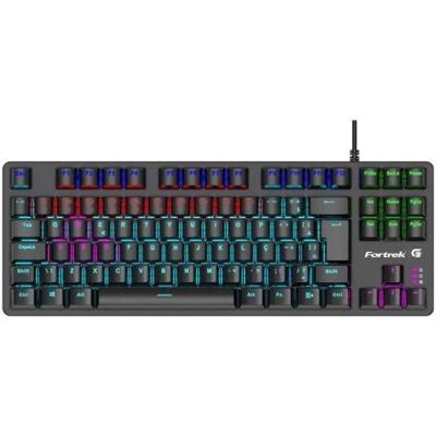 Teclado Gamer Mecânico Black Hawk Compact Fortrek