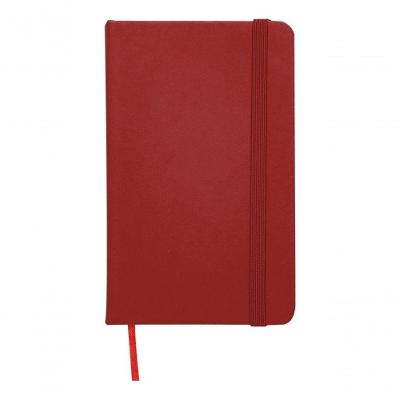 Caderneta Tipo Moleskine Anotações 13x8 S Pauta Envio Rápido Cor Vermelho