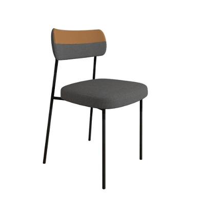 Cadeira Mila Courissimo Caramelo/ Linho Cinza - Fdecor