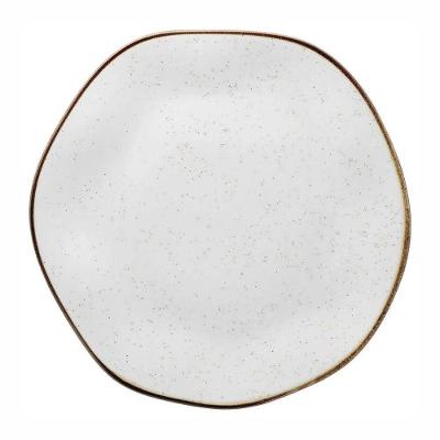 Jogo De Pratos Rasos Em Porcelana Ryo Com 6 Peças 27,5cm Oxford Maresia
