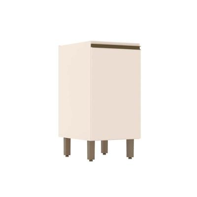 Gabinete de Cozinha Modulado Balcão Connect 1 Porta s/Tampo 40x52x81cm Off White - Henn