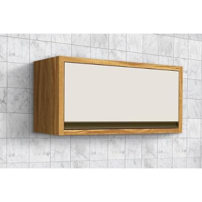 Armário Aéreo Cozinha Modulado Tempranillo 1 Porta Basculante 80cm Amendoa/Off White - Ronipa
