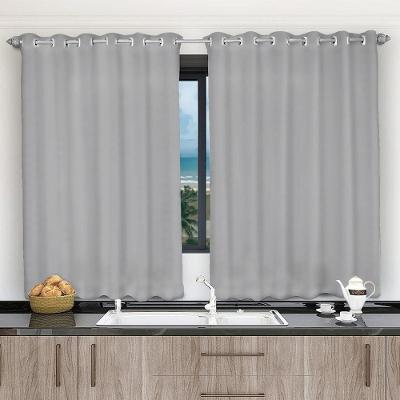 Cortina 2,80x1,20 Sala Quarto Cozinha Voil Microfibra Cor: Cinza.