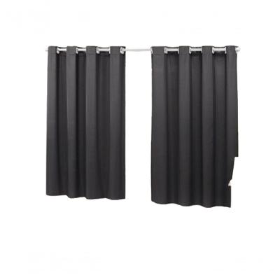 Cortina 2,80x1,30 Sala Quarto Cozinha Blackout Corta Luz Cor: Preto.